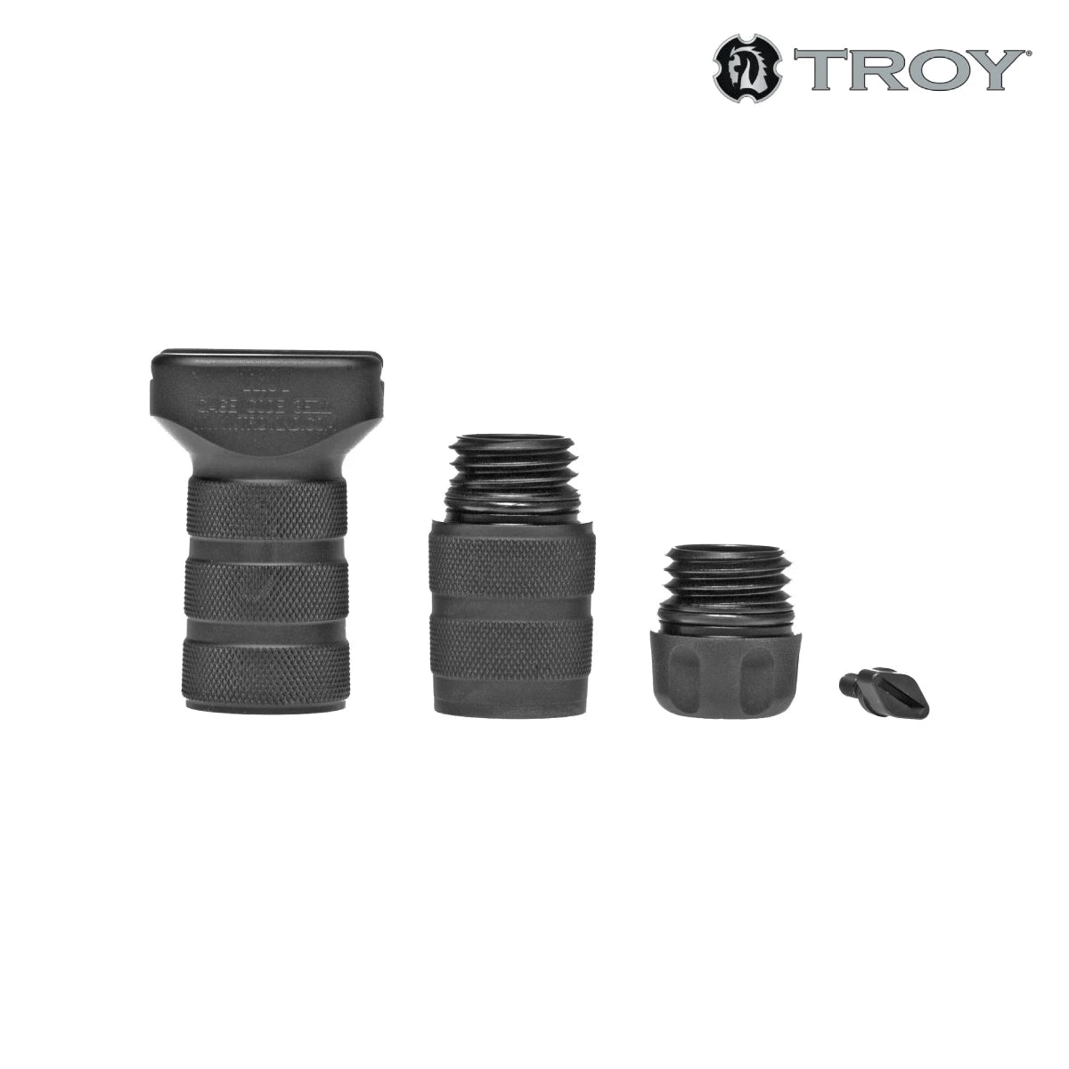 Troy Industries Picatinny Modular Combat Grip Black - SGRI-TRG-A0BT-00 AR Gun Grip Troy Industries 