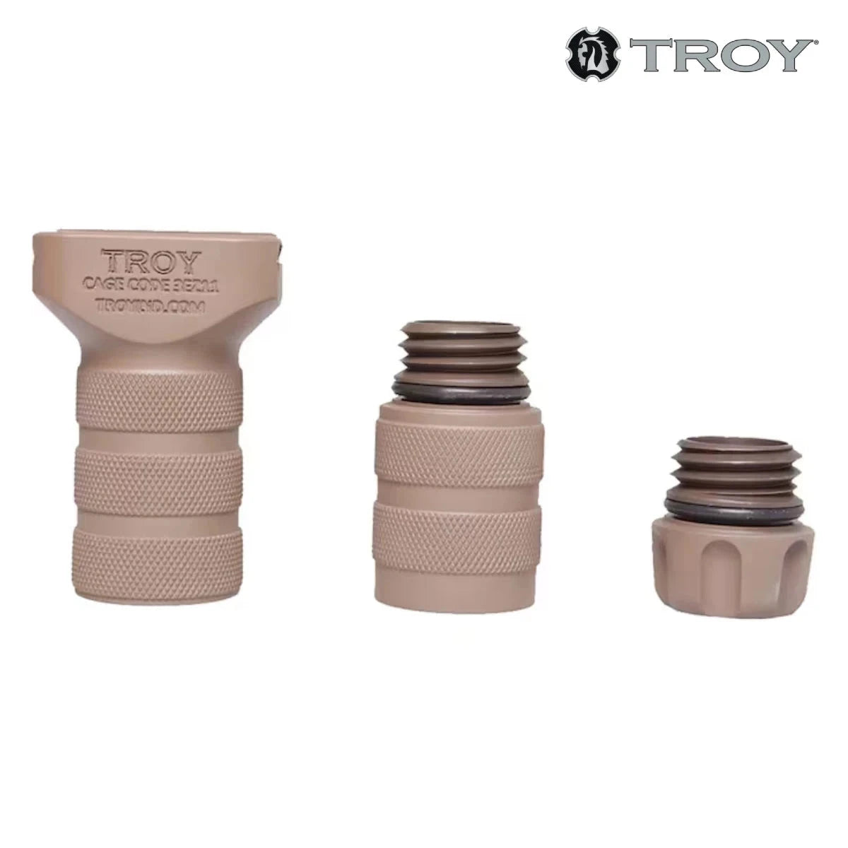 Troy Industries Picatinny Modular Combat Grip - FDE AR-15 Gun Grip Troy Industries 