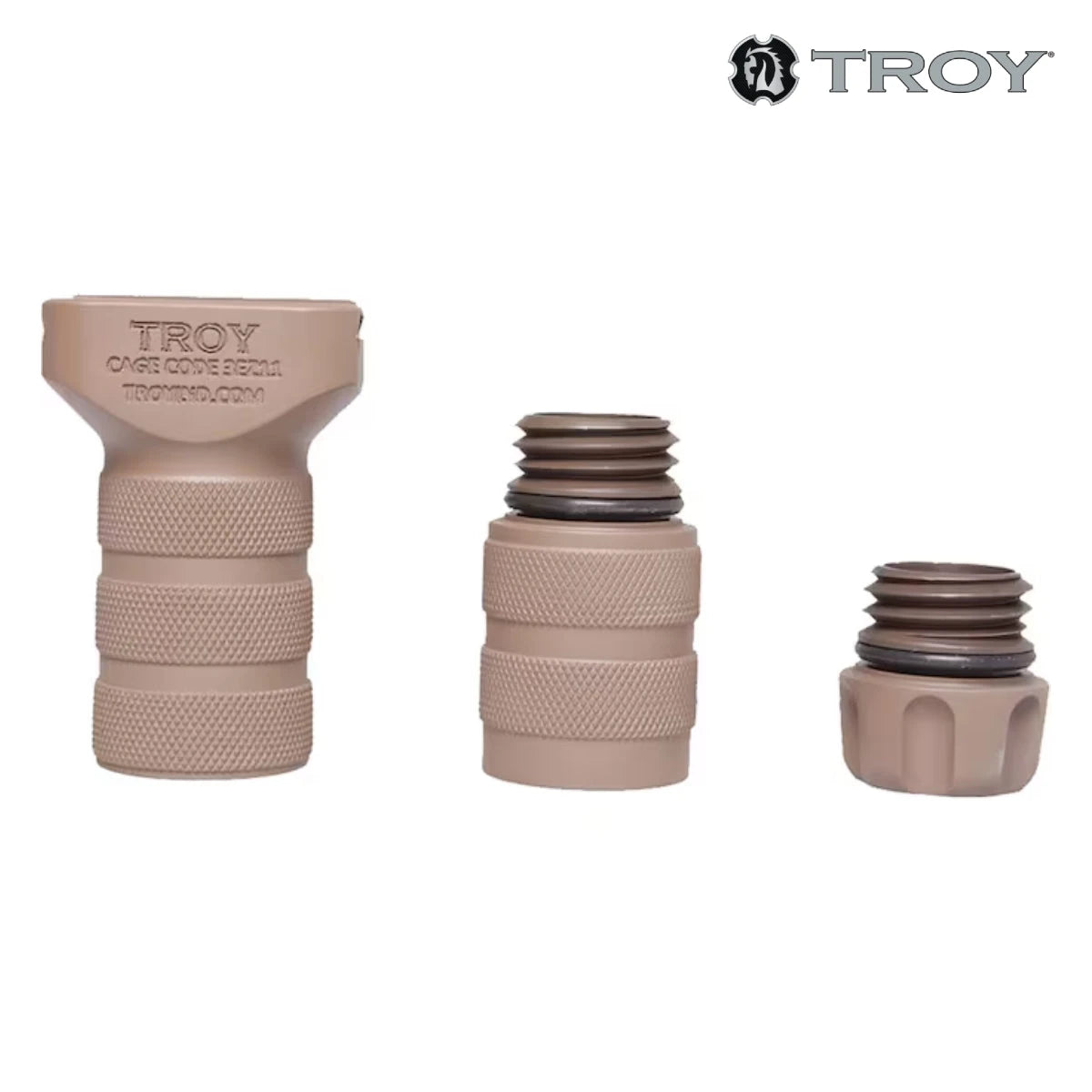 Troy Industries Picatinny Modular Combat Grip FDE - SGRI-TRG-A0FT-00 AR Gun Grip Troy Industries 